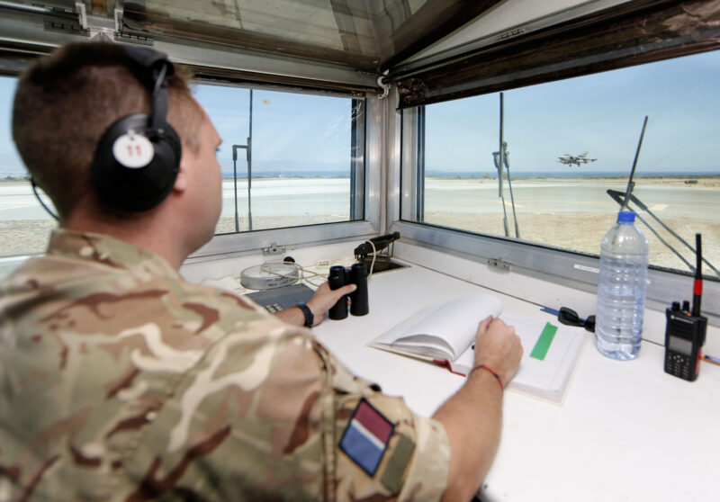 RAF Akrotiri British military base Cyprus aircraft runway