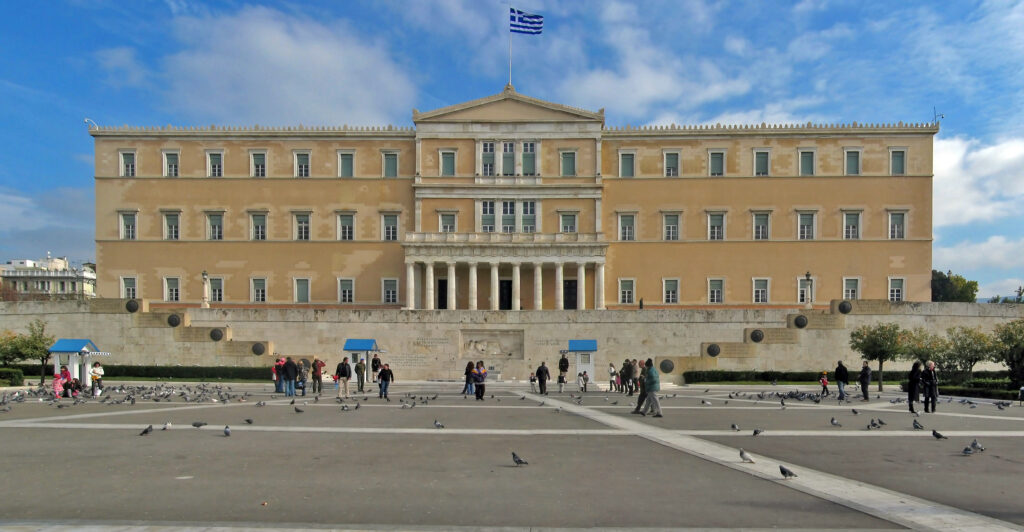 Greek parliament debate on anti profiteering legislation