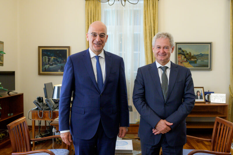 Greek army recruits oath ceremony Avlona training camp formation minister inspection