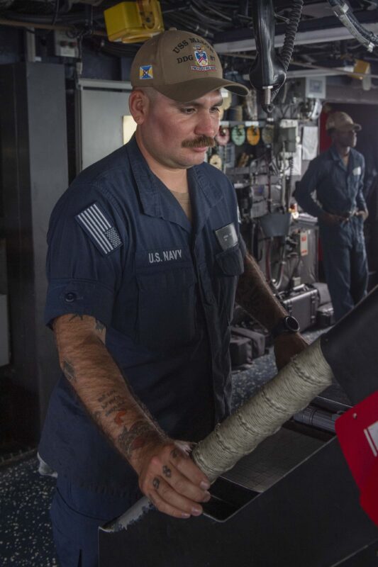 US Navy aircraft carrier group deployed in Middle East waters